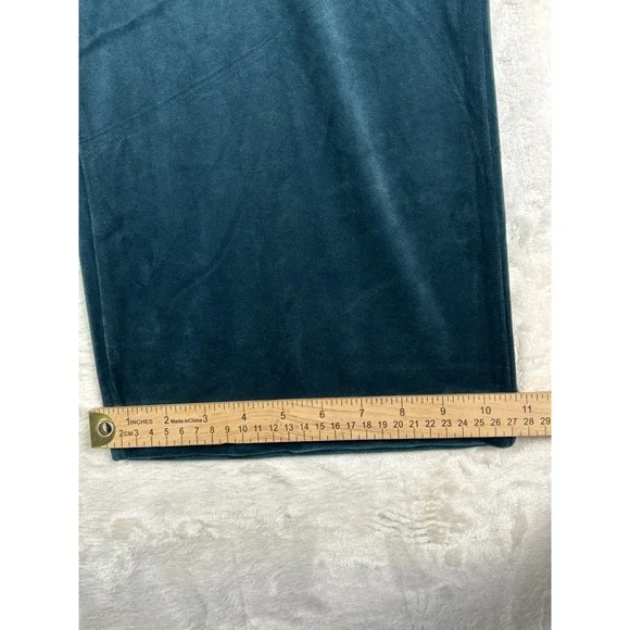 JUICY COUTURE Velour OG Booty Bling Tracksuit Set Sz Large Velvet Green Y2K 90s